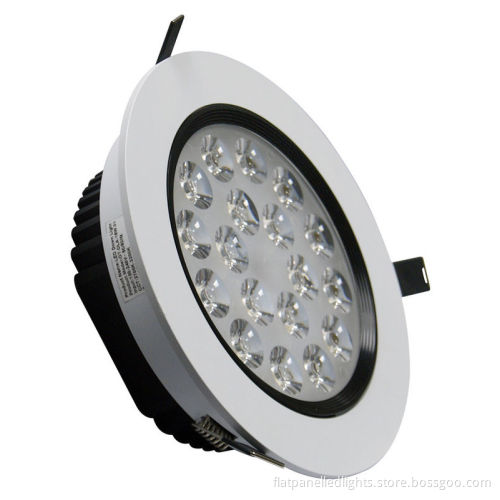 High Brightness 18w Adjustable Recessed Led Downlight Warmwhite 4500k